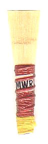 Example of pipe chanter reed, by Wygent Reeds.
